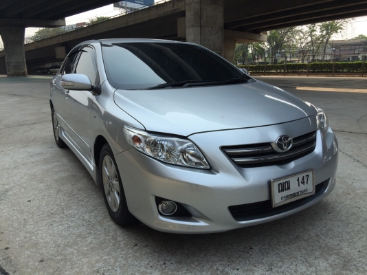 toyota altis 1.6 g สีเทา ปี 2008 รถมือเดียว ไมล์ 153xxx ไม่เคยติดแก๊ส