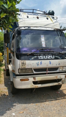 รถอีซูซุ 10 ล้อ หลังถนน FSR  185 แรงม้า. ปี 48. , ( * เดิม 6 ล้อทำ 10 ล้อ. )      สนใจติดต่อ  081 - 6079515