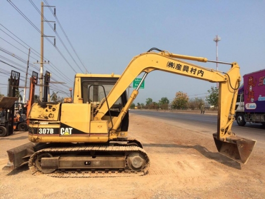 ขายรถแบคโฮ CAT 307B สภาพสวยพร้อมใช้ นำเข้าจากญี่ปุ่น มีVDOการทำงานครับ