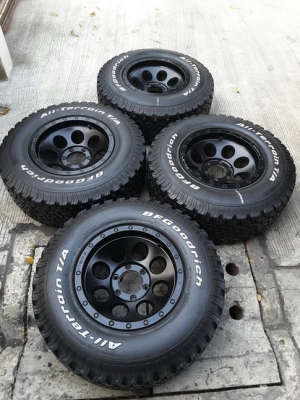 Lenso Max1 + BF All USA. 265/75/16 ปี13 สวยๆ 1ชุด