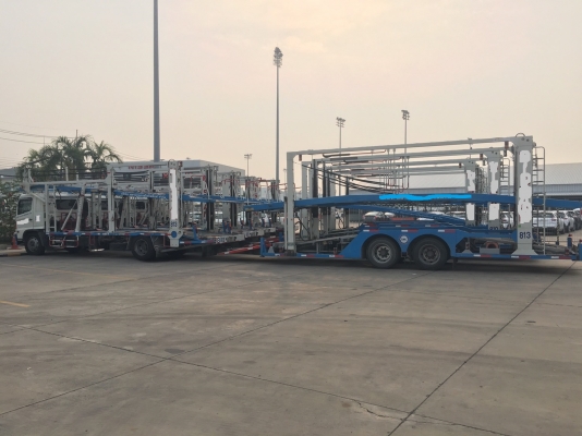 ขายHINOรถเทรลเลอร์บรรทุกรถยนต์ จำนวน 12 คัน