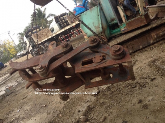 FROM JAPAN ตัวปากหนีบไม้/สลัก-อุปกรณ์รองรับ สำหรับรถขุดไซค์ 60,75,100,120 ราคาเพียง 29,500 บาท สนใจติดต่อ 0819337688