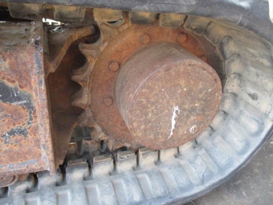 รถแบคโค Mitsubishi mm25 เก่านอก ปั้มนิ้ว