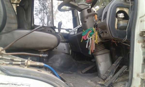 ขายรถพ่วงดัมพ์ Hino 3M เครื่องเดิม 240 แรง ปี 43 ลูก 3 เพลา พร้อมใช้งาน