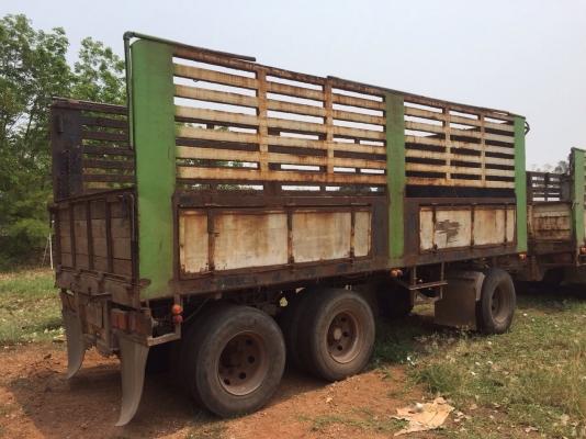 ขายรถพ่วงไม่ดัมพ์ PROFIA เครื่อง P11C-320 แรง ปี 39 กระบะไม่ดัมพ์ ลูก 3 เพลายัดยาว 6.50 เมตร ติดแก๊ส ngv 12 ถัง