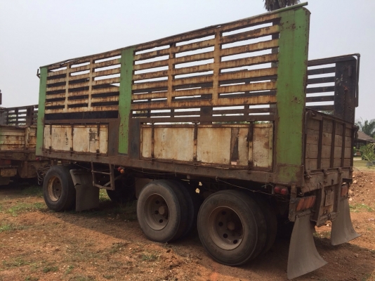 ขายรถพ่วงไม่ดัมพ์ PROFIA เครื่อง P11C-320 แรง ปี 39 กระบะไม่ดัมพ์ ลูก 3 เพลายัดยาว 6.50 เมตร ติดแก๊ส ngv 12 ถัง