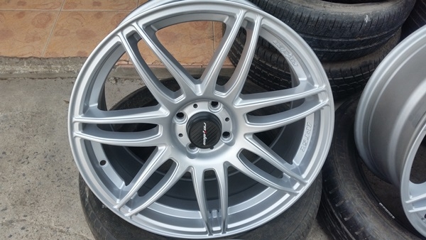 ขายล้อProject D Spec17 4รู100หน้า7.5 ET45   4 ล้อ