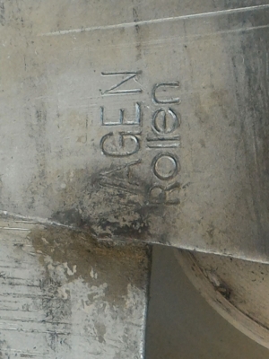 ล้อพลาสติกวิศวกรรม. 4"ลูกล้อไนล่อน ยี่ห้อ WAGEN Rollen จากเยรมัน ใช้งานมาน้อน สภาพ 95 \% ขึ้น