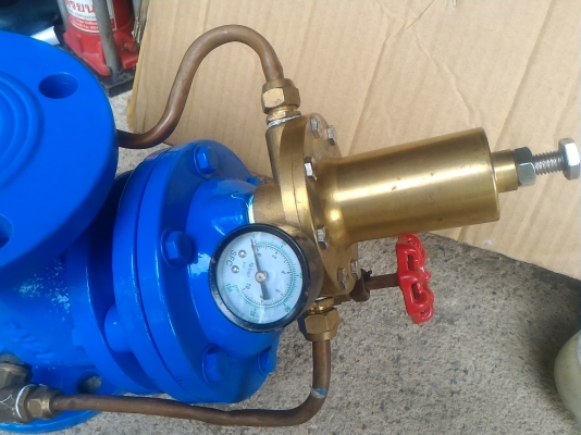 ประตูน้ำแบบทำงานทางเดียวด้วยระบบแรงดันของน้ำ ช่วยให้ควบคุมน้ำได้ง่าย