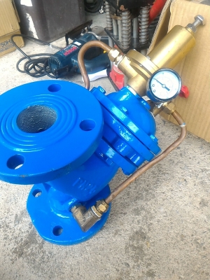 ประตูน้ำแบบทำงานทางเดียวด้วยระบบแรงดันของน้ำ ช่วยให้ควบคุมน้ำได้ง่าย