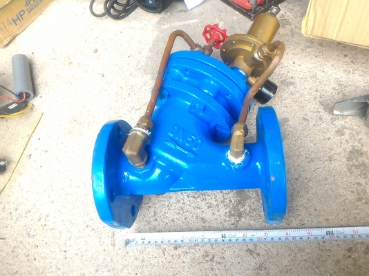 ประตูน้ำแบบทำงานทางเดียวด้วยระบบแรงดันของน้ำ ช่วยให้ควบคุมน้ำได้ง่าย