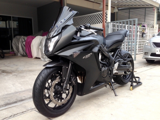 ((ดาวน์47000)) ขาย CBR650f ปี2014 สีดำ ท่อไทเทเนี่ยม ราคา 247000 บาท(รับเทริ์น)