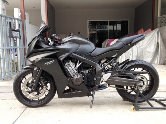 ((ดาวน์47000)) ขาย CBR650f ปี2014 สีดำ ท่อไทเทเนี่ยม ราคา 247000 บาท(รับเทริ์น)