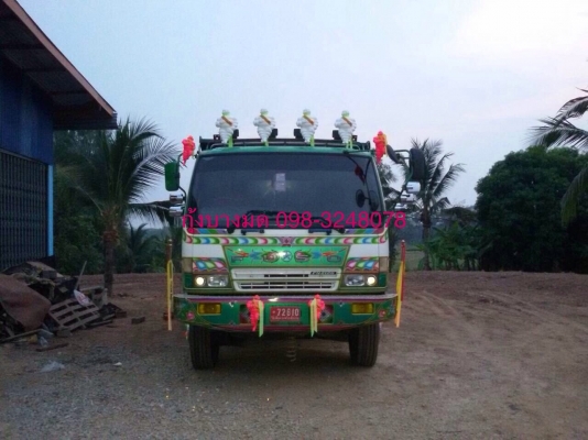 ขายรถบรรทุกสิบล้อดัมพ์ MITSUBISHI M6 แท้ เครื่องเดิม 260 แรง ปี 52 ดัมพ์สามมิตร ยางเต็ม มีระบบลากพ่วง รถพร้อมใช้งาน