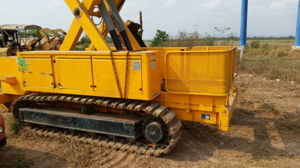 โชว์ให้เห็นครับ รถกระเช้า แมนลิฟท์ ขากรรไกร AICHI ตีนตะขาบ แทร็กเหล็กหุ้มยาง สูง 15 เมตร