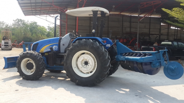 ** ราคา 1,050,000 ** NEW HOLLAND รุ่น T5060 ใบดัน+ผาน7 106 แรงม้า รถเดิมทั้งคัน สีเดิม เครื่องเดิม ไม่เคยทำ รถ 2,000 ชม. ** ราคา 1,050,000 ** NEW HOLLAND รุ่น T5060 ใบดัน+ผาน7 106 แรงม้า รถเดิมทั้งคัน สีเดิม เครื่องเดิม ไม่เคยทำ รถ 2,000 ชม.