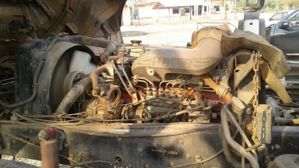 ขาย 10 ล้อดั้ม HINO FM3H คัสซีสวยตลอดเส้น เครื่องเดิม HO7D 195 แรงม้า เกียร์เดิม สโลว์เดิม ดั้มสามมิตร ทะเบียนพร้อมโอน