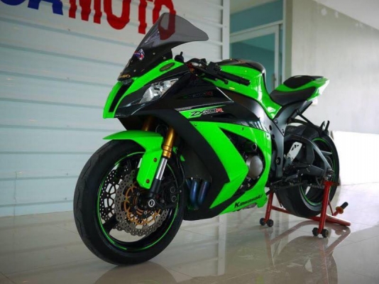 ขาย Kawasaki Zx10 ปี 2014 สภาพนางฟ้า พร้อมทะเบียนแท้ รถสวยมากรับประกันไม่ผิดหวังแน่นอน ไม่ล้ม ไม่ชน ไม่แปะ สีเดิมทั้งคัน