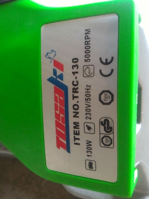 เครื่องเจียร์ลบคมเลื่อยโซ่ แบบมีรางช่วยจับยึด ปรับองศาการเจียร์แต่งได้ตามต้องการ