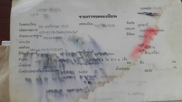 ขาย 6 ล้อ ISUZU NPR66LX5-T เครื่อง 4HF1 120 แรงม้า ฝาขาว คัสซีสวยตลอดเส้น ทะเบียนพร้อมโอน