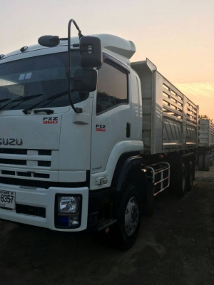 ขายรถบรรทุก 22 ล้อ พ่วงแม่ลูก-ดั๊มพ์ ยี่ห้อ ISUZU DEGA FXZ 360 แรงม้า ปี 2556  ( การันตีรถสวยจริงๆ  เจ้าของขายเอง )