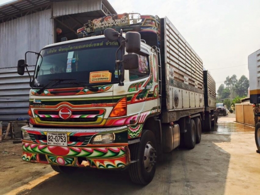 ขายรถสิบล้อ HINO FM2P 380แรง ปี55  ดั้มมิเนียม คอกเกษตร