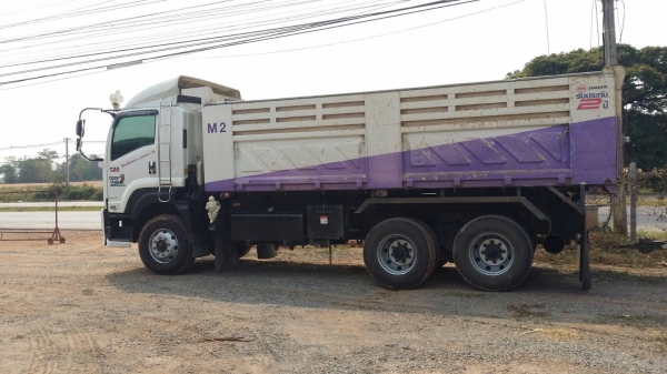 ขายรถบรรทุก 22 ล้อ พ่วงแม่ลูก-ดั๊มพ์ ยี่ห้อ ISUZU DEGA FXZ 360 แรงม้า ปี 2556  ( การันตีรถสวยจริงๆ  เจ้าของขายเอง )