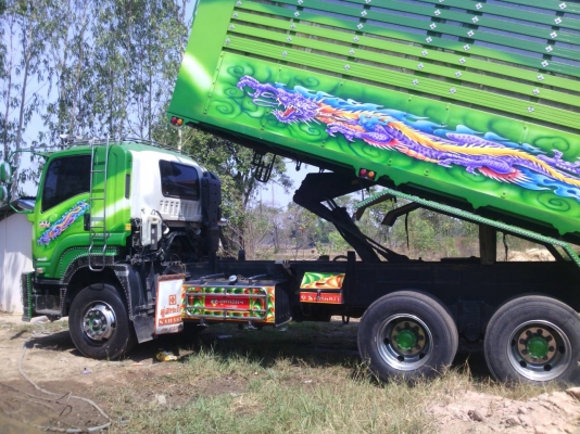 ขายรถบรรทุก 22 ล้อ พ่วงแม่ลูก-ดั๊มพ์ ยี่ห้อ ISUZU DEGA FXZ 360 แรงม้า ปี 2556  ( การันตีรถสวยจริงๆ  เจ้าของขายเอง )