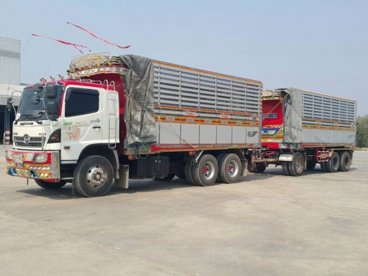 ขายรถสิบล้อ HINO FM2P 380แรง ปี53  ดั้มมิเนียม คอกเกษตรอู่ เบีัม รถสวยพร้อมใช้งาน