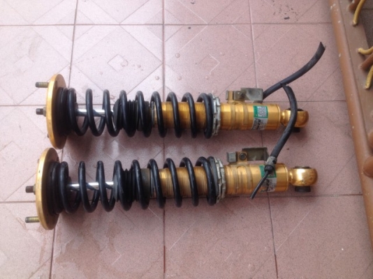 โช้ค TEIN กระบอกทองอะลูมิเนียมเก่าญี่ปุ่นเเท้สภาพสวยเเห้งๆเอาไปเเปลงใส่รถได้