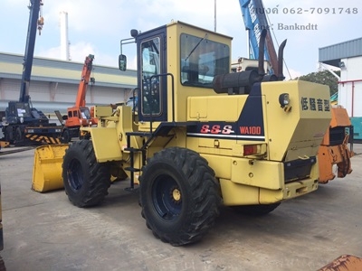 KOMATSU WA100-1#33107 รถนอกนำเข้าจากญี่ปุ่นไม่เคยใช้ในไทย 100\% ใช้งาน 8000 ชม. สภาพดีสวยๆเลย ใช้งานได้ทันที  ธีรเทพ 062-7091748 Line : Bankndtt