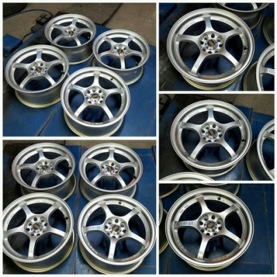 ขายล้อมือสอง15" Gramlight 57f 7" 4รู100 ราคา 7,700฿ ใส่เดือนเดียว