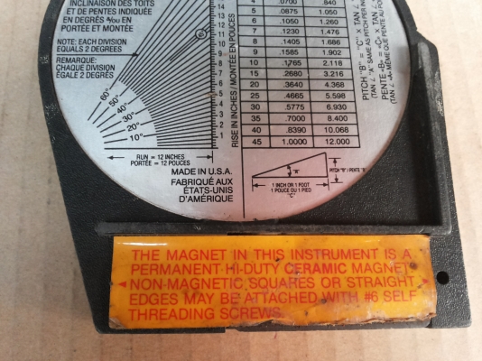 ตัววัดแสดงค่าความเอียง ค่ามุม พร้อมฐานยึดแบบแม่เหล็ก แสดงค่าความเอียงเป็นองศา