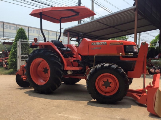 ขายรถไถKubota L3408 (4WD) พร้อมใบมีดหน้าใหม่ และผานพรวนช้าง รถพร้อมใช้งาน