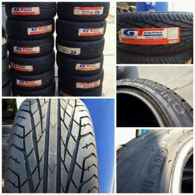 ขายยางใหม่ปี15 GT Radian 205-45-17 ชุดละ6,400 บาท ถูก พร้อม ใส่ ถ่วง เติมลมไนโตรเจนฟรี