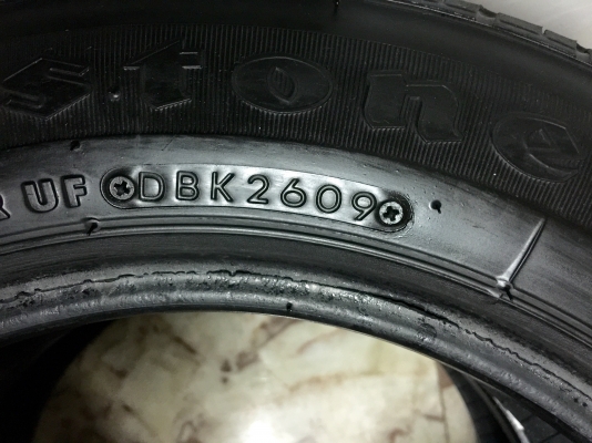 ขายยาง FIRESTONE FR10 155/65R13 ผลิตกลางปี 09 มีมา 1 คู่
