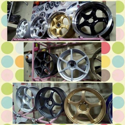 ขายล้อใหม่17 Work S1,TE37,RPF1 P1 Gramlight สเป็ค 7.5"-8"-8.5-9" ออฟ35 งานAuto Option 4รู100กับ5รู114 พร้อมยางใหม่ ปี16 Lion ราคา 20,900฿
