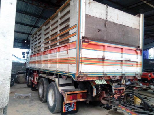 ขายรถสิบล้อ HINO FM2P 380แรง ปี56กะบะเหล็ก ดั้มพืชไร่