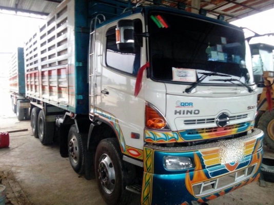 ขายรถสิบล้อ HINO FM2P 380แรง ปี56กะบะเหล็ก ดั้มพืชไร่