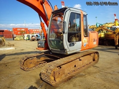 Hitachi ZX120#60655 ปี2000 เก่าญี่ปุ่นไม่เคยใช้ในไทย 100\% ใช้งานไม่มาก 6 พันกว่าชั่วโมง  มีไลน์หัวกระแทก สภาพสวยๆ พร้อมใช้งานครับ 062-709-1748 ธีรเทพ NDT Thailand