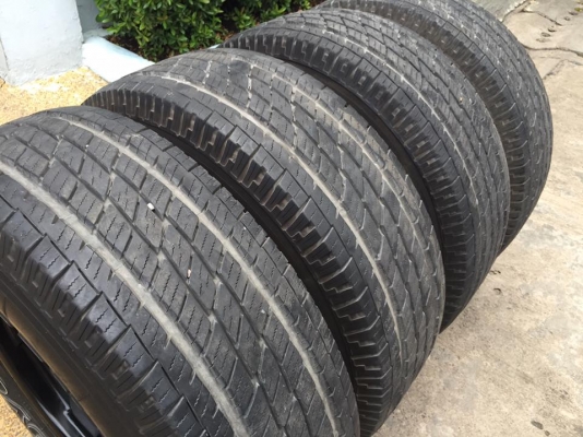 ขายล้อbradley v 16x8 off 0 ยางToyo japan 265/70/16 ยางปี14 ดอกเต็ม