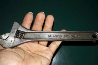 ขายประแจเลื่อน8" BAHCO MADE IN SWEDEN.งานเก่ามือสองสภาพดี