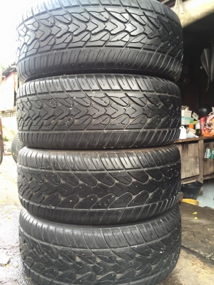 ขายยาง ADERENZA ADZA99 265-50-20 ปี12 ดอกแน่นๆ หนาจัด ไม่มีปะ ชุดละ 4,000 บาท