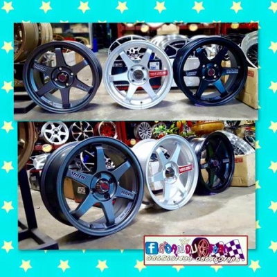 ขายแม็กซ์ใหม่ขอบ15 พร้อมยางใหม่ปี 15 พร้อมของแถม พร้อมใส่ถ่วงล้อ ราคาเริ่มต้นที่ 14,500 บาท