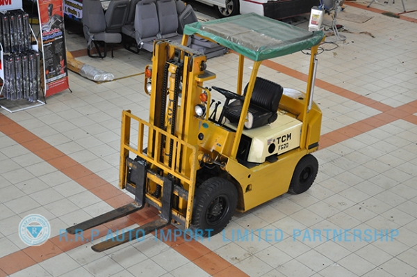 ขายรถโฟล์คลิฟท์มือสอง TCM รุ่น FG20N8-29110179 ราคา 145,000 บาท นำเข้าจากประเทศญี่ปุ่น 100\% ไม่เคยใช้งานในประเทศไทย