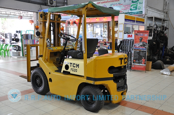 ขายรถโฟล์คลิฟท์มือสอง TCM รุ่น FG20N8-29110179 ราคา 145,000 บาท นำเข้าจากประเทศญี่ปุ่น 100\% ไม่เคยใช้งานในประเทศไทย