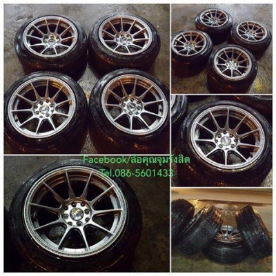 ขายล้อมือสอง15 XXR 527 8" 4รู100-114 พร้อมยาง ราคา 8,900 บาท