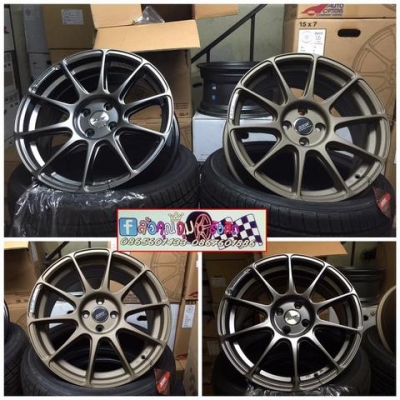 ขายล้อใหม่งาน SSW 17 Wedsport สเปคกว้าง8" ออฟ35 มีทั้ง4รู100 ราคาล้อเปล่า ชุดละ 14,000฿