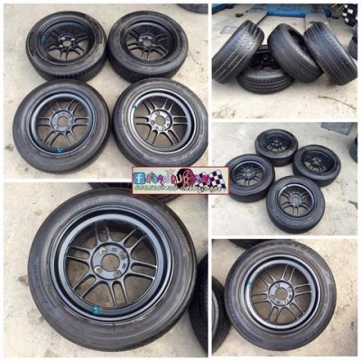 ขายล้อมือสอง15 RPF1 ก้านตรง 7"พร้อมยางปี12 8,500฿
