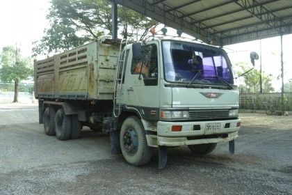 ขายรถบรรทุก Hino 3H เครื่อง 195 แรง 2 เพลา ปี 38 ดัมพ์สามมิตร ยางดี แอร์พร้อม ทะเบียนพร้อม